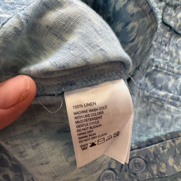 Tommy Bahama Cheetah Print Linen Jacket Size Medium - Picture 8 of 13